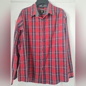 Lee Regular Fit Long Sleeve Button-Down